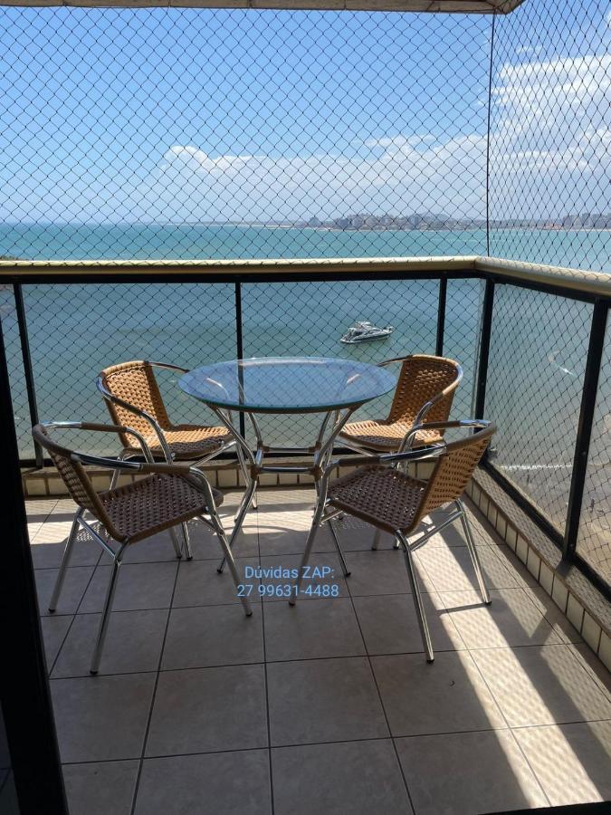 Apt Canto Nobre, Frente Total Para O Mar, 4 Quartos, Vaga De Garagem E Wi Fi Гуарапари Экстерьер фото