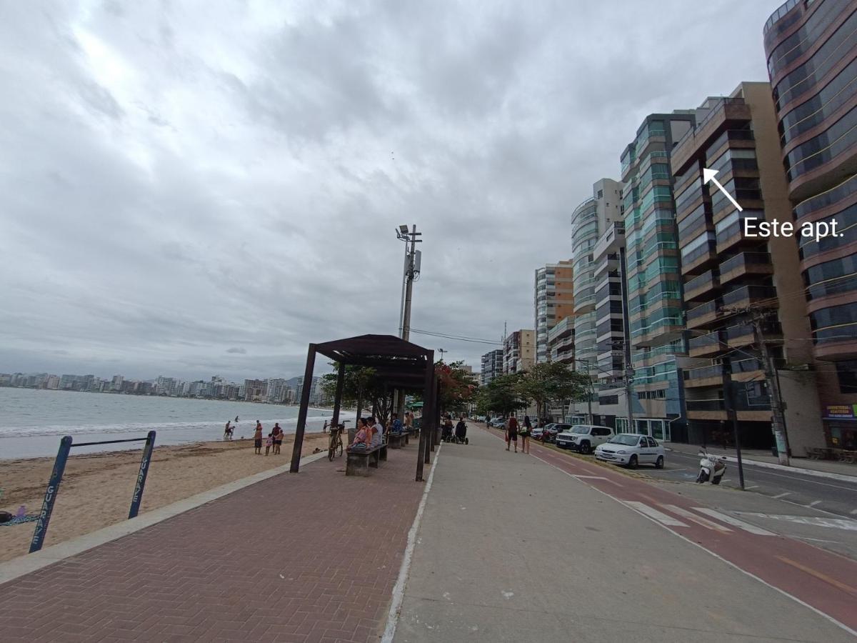 Apt Canto Nobre, Frente Total Para O Mar, 4 Quartos, Vaga De Garagem E Wi Fi Гуарапари Экстерьер фото